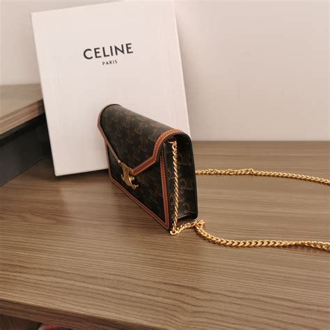 celine envelope triomphe bag|More.